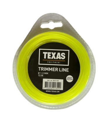 Fil pour débroussailleuse et coupe-bordure, forme ronde 1,3mm 15m - TEXAS 5013-00