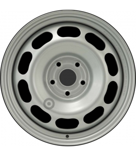 Jante tôle 17 pouces - 5 Trous - 6,5x17  5x114,3  ET39  AL60  argent