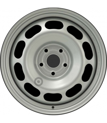 Jante tôle 17 pouces - 5 Trous - 6,5x17  5x114,3  ET39  AL60  argent