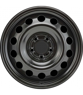 Jante tôle 16 pouces - 5 Trous - 7x16  5x108  ET47  AL65  noir