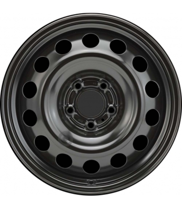 Jante tôle 16 pouces - 5 Trous - 7x16  5x108  ET47  AL65  noir