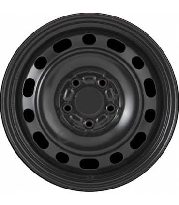 Jante tôle 16 pouces - 5 Trous - 6,5x16  5x114,3  ET52,5  AL67  noir