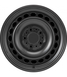 Jante tôle 16 pouces - 5 Trous - 7x16  5x120  ET20  AL72,5  noir