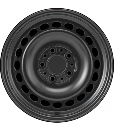 Jante tôle 16 pouces - 5 Trous - 7x16  5x120  ET20  AL72,5  noir
