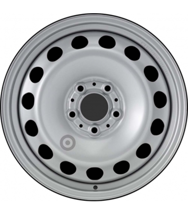 Jante tôle 17 pouces - 5 Trous - 7x17  5x120  ET47  AL72,5  argent