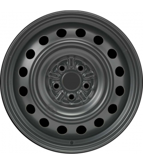 Jante tôle 16 pouces - 5 Trous - 6,5x16  5x100  ET45  AL54  noir