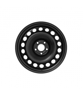 Jante tôle 17 pouces - 5 Trous - 7,5x17  5x107,95  ET52,5  AL63,35  noir