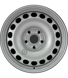 Jante tôle 16 pouces - 5 Trous - 6,5x16  5x112  ET33  AL57,09  argent