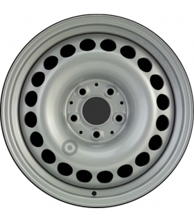 Jante tôle 16 pouces - 5 Trous - 7,5x16  5x112  ET37  AL66,5  argent