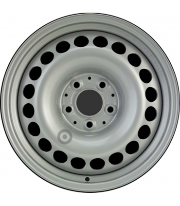 Jante tôle 16 pouces - 5 Trous - 7,5x16  5x112  ET37  AL66,5  argent