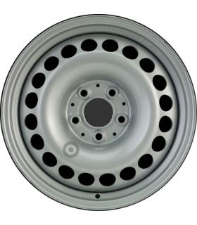 Jante tôle 16 pouces - 5 Trous - 7,5x16  5x112  ET42  AL66,5  argent