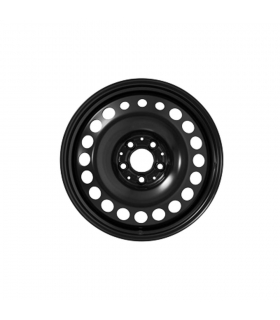 Jante tôle 17 pouces - 5 Trous - 6,5x17  5x112  ET44  AL66,5  noir
