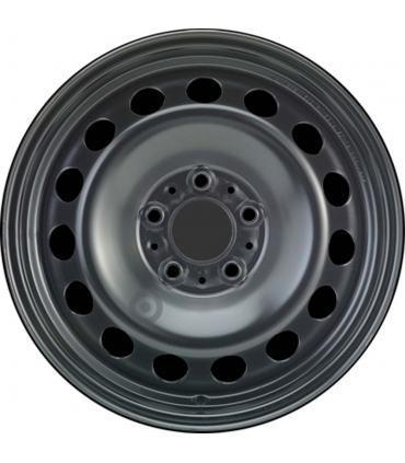 Jante tôle 17 pouces - 5 Trous - 7,5x17  5x120  ET34  AL72,5  noir