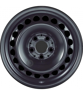 Jante tôle 16 pouces - 5 Trous - 7,5x16  5x112  ET41  AL66,5  noir