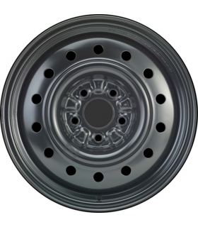 Jante tôle 16 pouces - 5 Trous - 6,5x16  5x114,3  ET40  AL66  noir