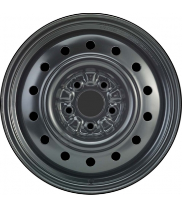 Jante tôle 16 pouces - 5 Trous - 6,5x16  5x114,3  ET40  AL66  noir