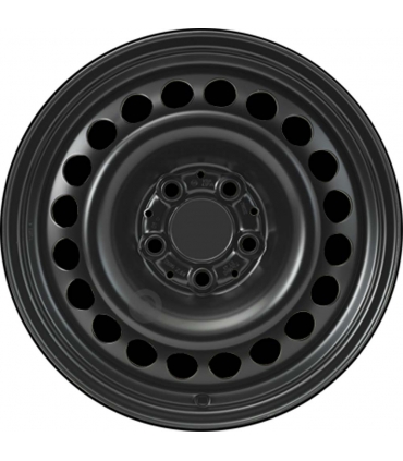 Jante tôle 16 pouces - 5 Trous - 6,5x16  5x112  ET49  AL66,5  noir