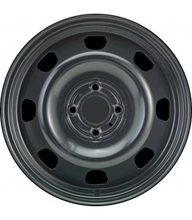 Jante tôle 16 pouces - 4 Trous - 6,5x16  4x108  ET31  AL65  noir