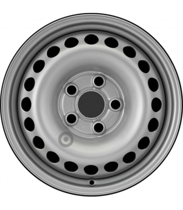 Jante tôle 16 pouces - 5 Trous - 6,5x16  5x120  ET51  AL65,1  argent