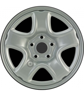 Jante tôle 16 pouces - 5 Trous - 6,5x16  5x114,3  ET45  AL60  argent