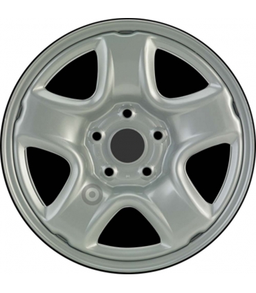 Jante tôle 16 pouces - 5 Trous - 6,5x16  5x114,3  ET45  AL60  argent