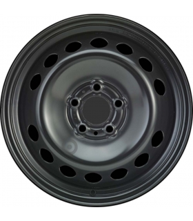 Jante tôle 16 pouces - 5 Trous - 6,5x16  5x108  ET43  AL65  noir