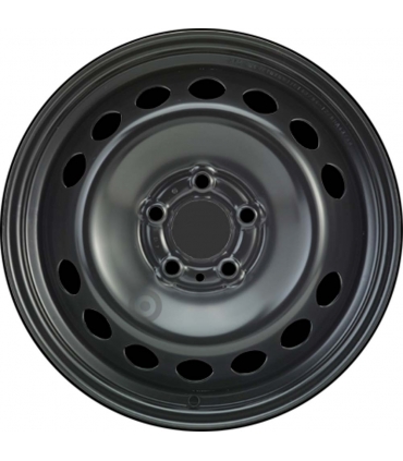 Jante tôle 16 pouces - 5 Trous - 6,5x16  5x108  ET43  AL65  noir