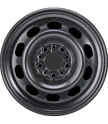 Jante tôle 16 pouces - 5 Trous - 7x16  5x120  ET40  AL72,5  noir