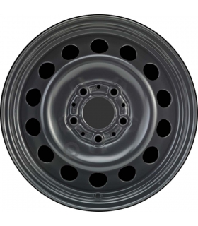 Jante tôle 16 pouces - 5 Trous - 7x16  5x120  ET31  AL72,5  noir