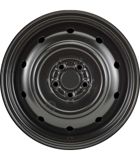 Jante tôle 16 pouces - 5 Trous - 6,5x16  5x100  ET48  AL56  noir