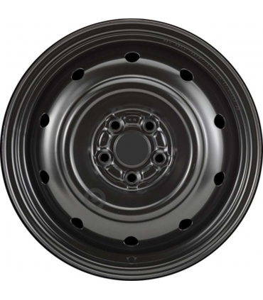 Jante tôle 16 pouces - 5 Trous - 6,5x16  5x100  ET48  AL56  noir