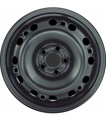 Jante tôle 15 pouces - 5 Trous - 6x15  5x100  ET43  AL57  noir