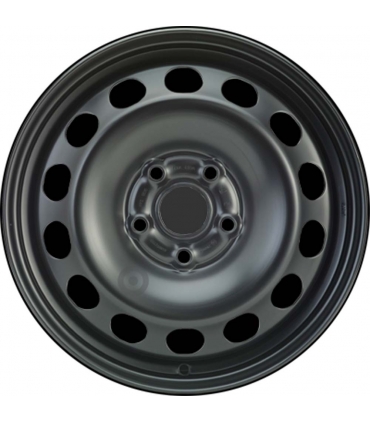 Jante tôle 16 pouces - 5 Trous - 6x16  5x112  ET50  AL57  noir