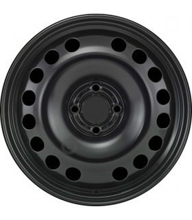 Jante tôle 16 pouces - 4 Trous - 6x16  4x100  ET40  AL56,5  noir