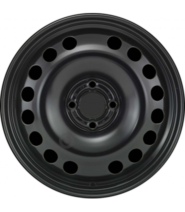 Jante tôle 16 pouces - 4 Trous - 6x16  4x100  ET40  AL56,5  noir