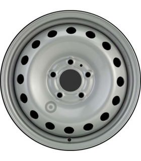 Jante tôle 16 pouces - 5 Trous - 6x16  5x118  ET50  AL71  argent