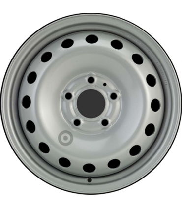 Jante tôle 16 pouces - 5 Trous - 6x16  5x118  ET50  AL71  argent