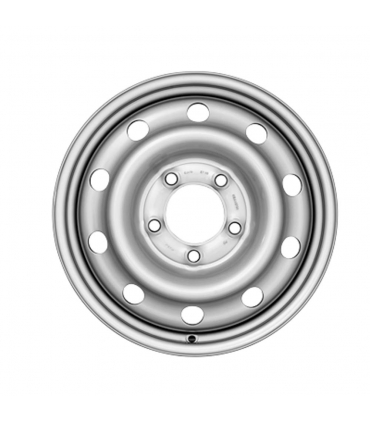 Jante tôle 16 pouces - 5 Trous - 6x16  5x130  ET66  AL89  argent