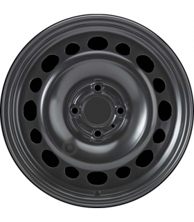 Jante tôle 16 pouces - 4 Trous - 6x16  4x108  ET23  AL65  noir