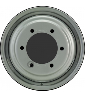 Jante tôle 16 pouces - 6 Trous - 6x16  6x205  ETHM132,0  AL161  argent