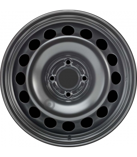 Jante tôle 16 pouces - 4 Trous - 6,5x16  4x108  ET20  AL65  noir