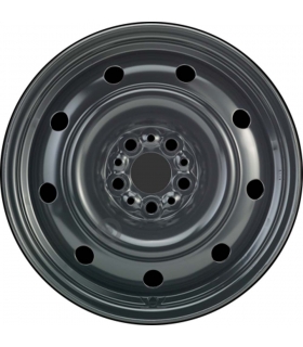 Jante tôle 15 pouces - 5 Trous - 6,5x15  5x98  ET31  AL58  noir