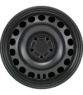 Jante tôle 16 pouces - 5 Trous - 6,5x16  5x115  ET41  AL70,27  noir