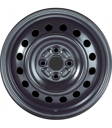 Jante tôle 15 pouces - 4 Trous - 6x15  4x100  ET45  AL54  noir
