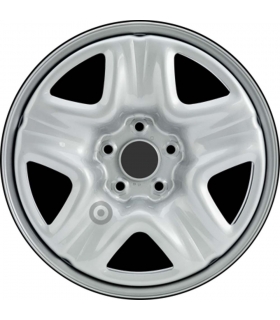 Jante tôle 17 pouces - 5 Trous - 6,5x17  5x114,3  ET50  AL64  argent