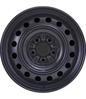Jante tôle 16 pouces - 5 Trous - 6,5x16  5x114,3  ET45  AL60  noir