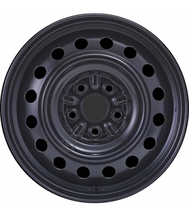 Jante tôle 16 pouces - 5 Trous - 6,5x16  5x114,3  ET45  AL60  noir