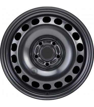 Jante tôle 16 pouces - 5 Trous - 7x16  5x112  ET45  AL57  noir