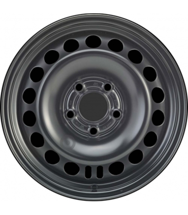 Jante tôle 15 pouces - 5 Trous - 6,5x15  5x110  ET35  AL65  noir