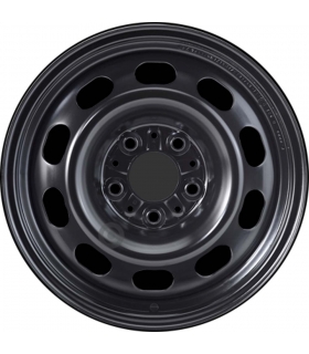 Jante tôle 16 pouces - 5 Trous - 6,5x16  5x120  ET33  AL72,5  noir